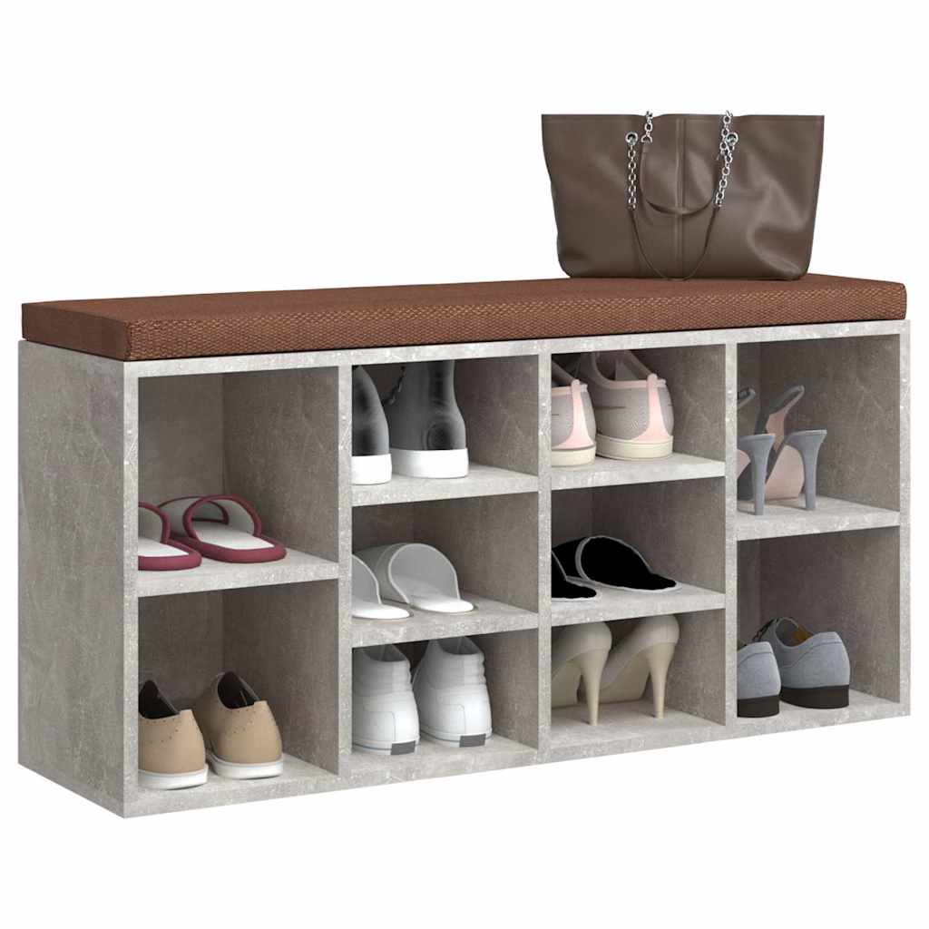 Klupa za cipele boja hrasta 103x30x48 cm konstruirano drvo