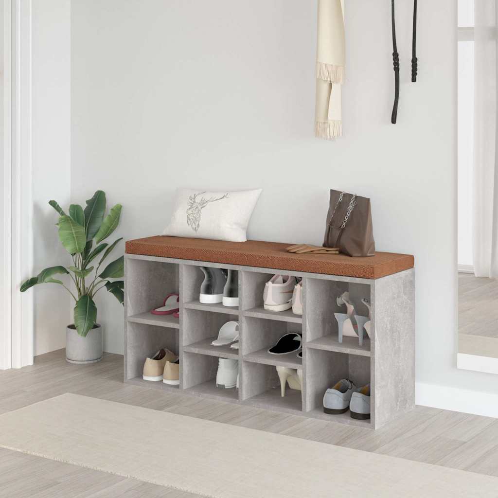 Klupa za cipele boja hrasta 103x30x48 cm konstruirano drvo