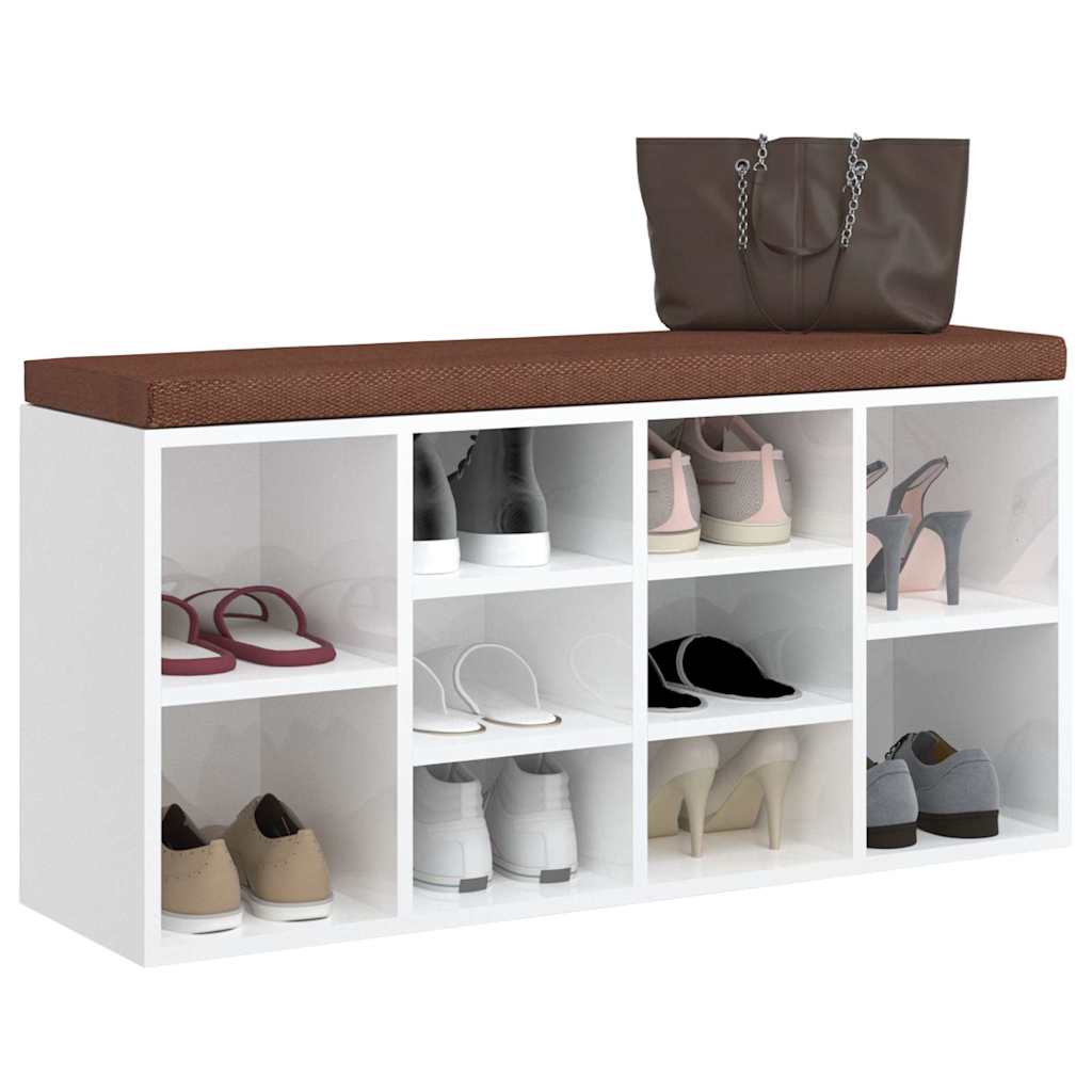Klupa za cipele boja hrasta 103x30x48 cm konstruirano drvo