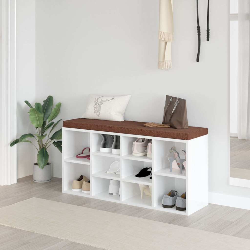 Klupa za cipele boja hrasta 103x30x48 cm konstruirano drvo