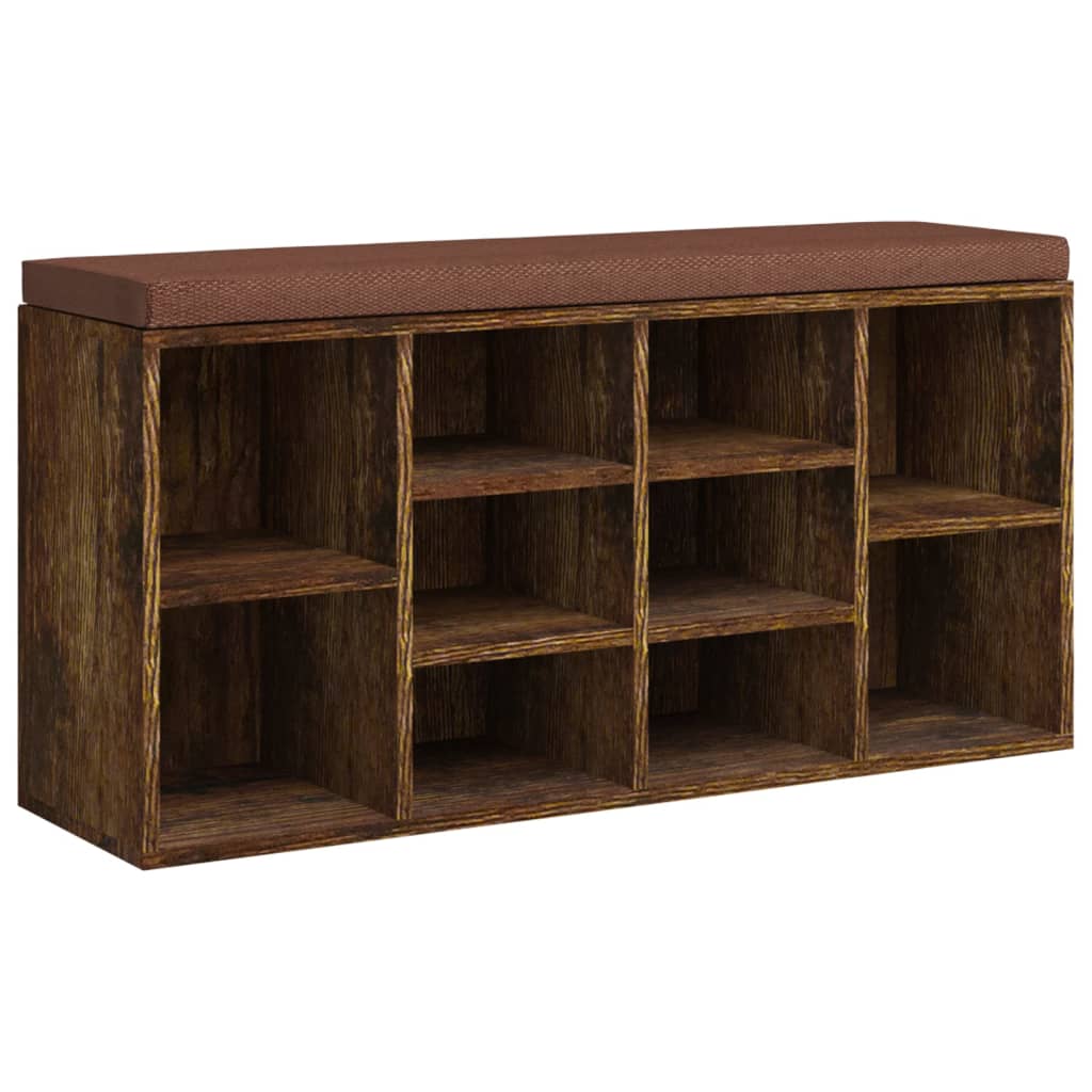 Klupa za cipele boja hrasta 103x30x48 cm konstruirano drvo