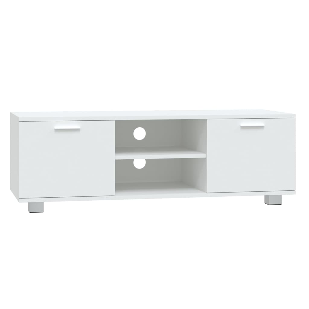 TV ormarić bijeli 120 x 40,5 x 35 cm od konstruiranog drva