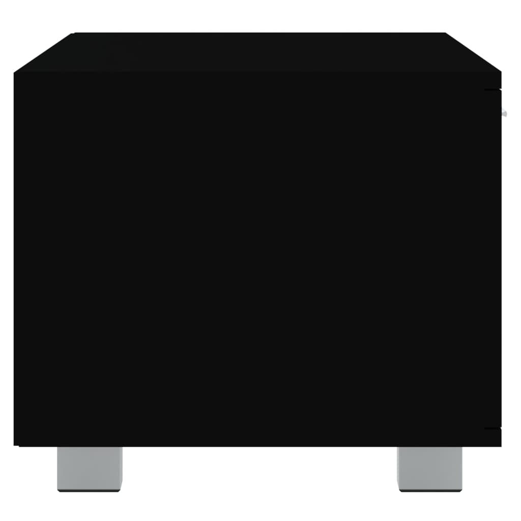 TV ormarić crni 120 x 40,5 x 35 cm od konstruiranog drva
