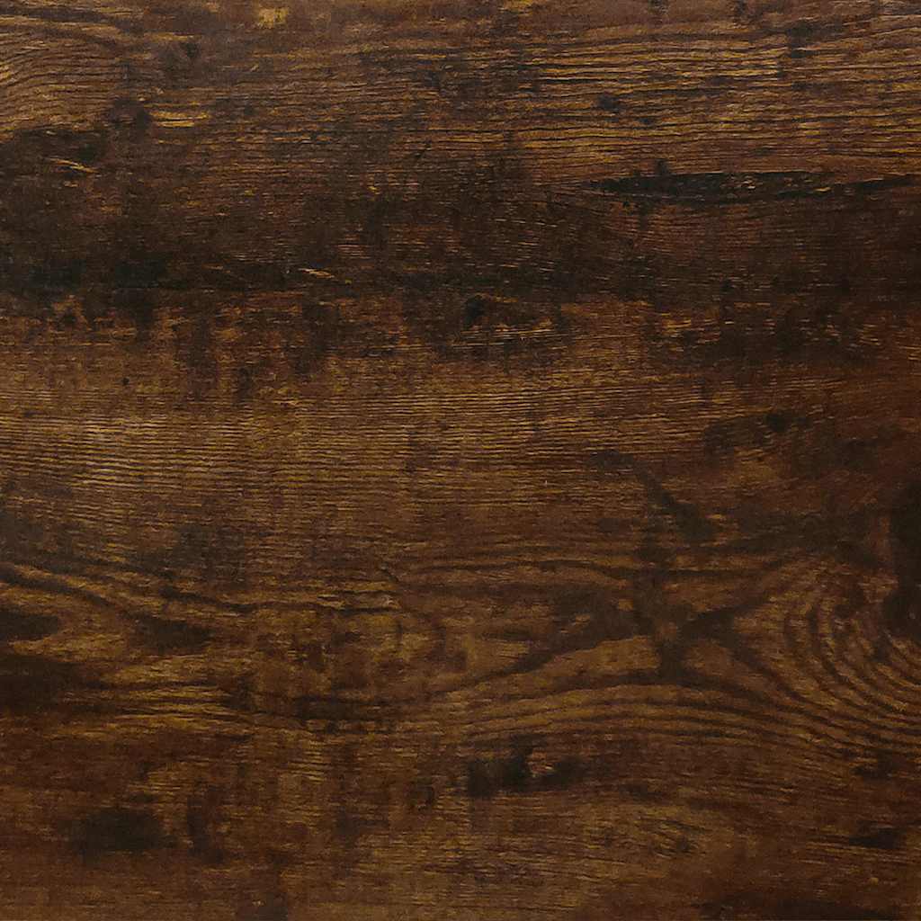 Ormarić za cipele s ogledalom 2 razine boja hrasta 63x17x67 cm