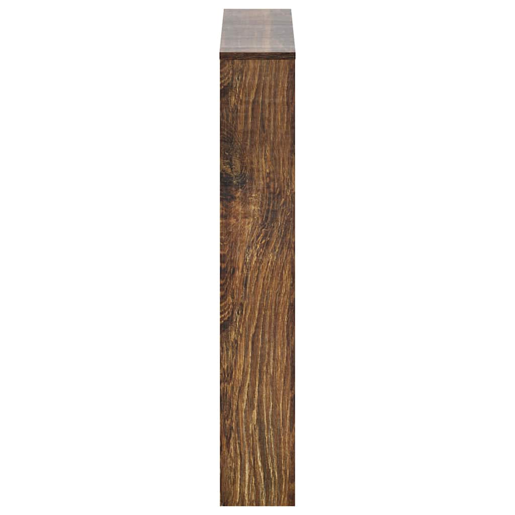 Ormarić za cipele sa zrcalom 3 razine boja hrasta 63x17x102,5cm