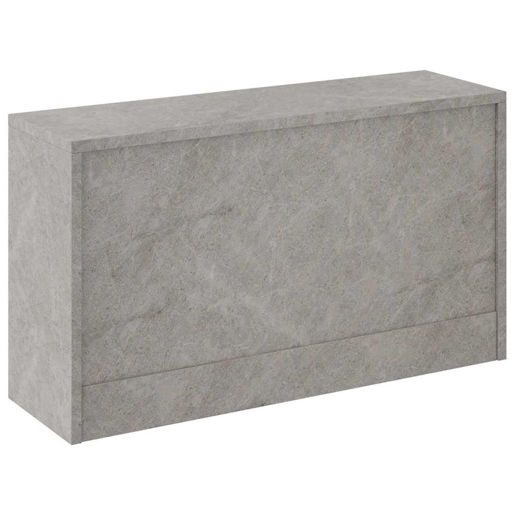 Klupa za cipele boja betona 80x24x45 cm konstruirano drvo