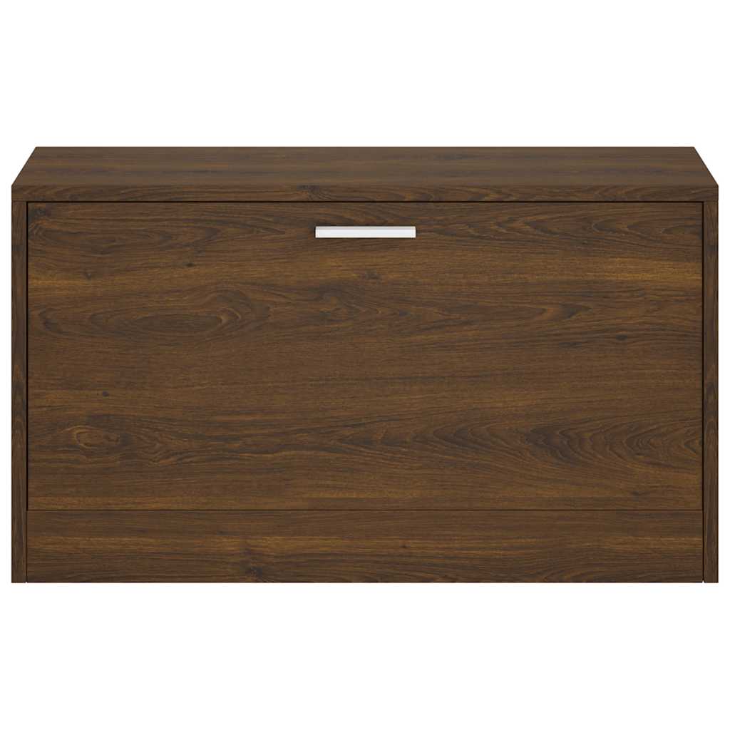 Klupa za cipele Smeđi hrast 80 x 24 x 45 cm konstruirano drvo