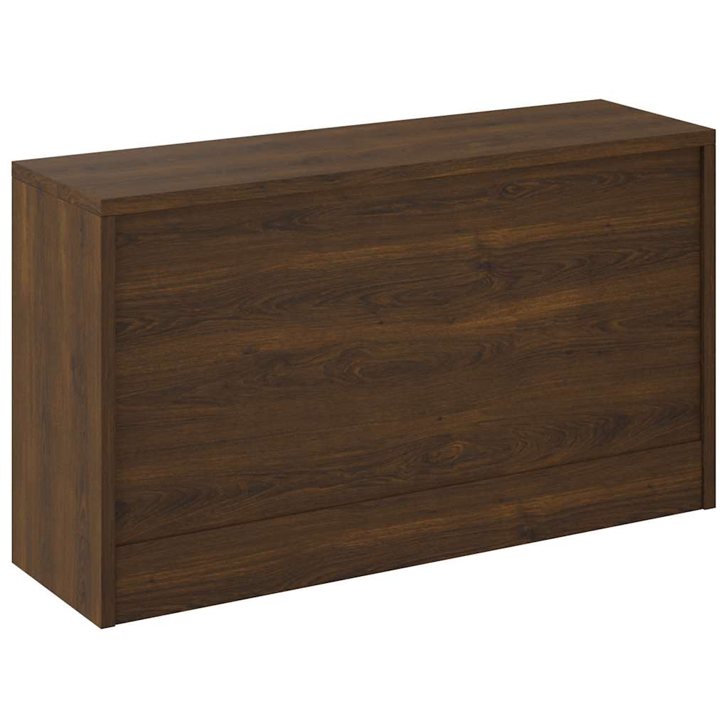Klupa za cipele Smeđi hrast 80 x 24 x 45 cm konstruirano drvo