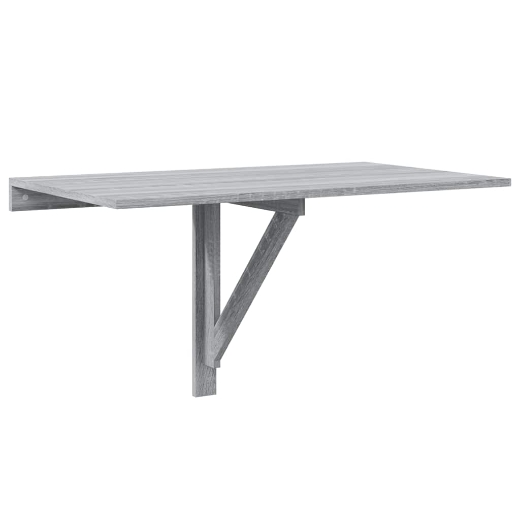 Sklopivi zidni stol boja hrasta 100x60x56 cm konstruirano drvo