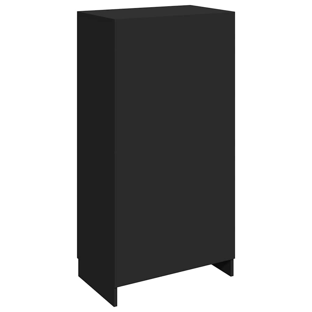 Ormarić za cipele crni 55 x 35 x 108 cm od konstruiranog drva