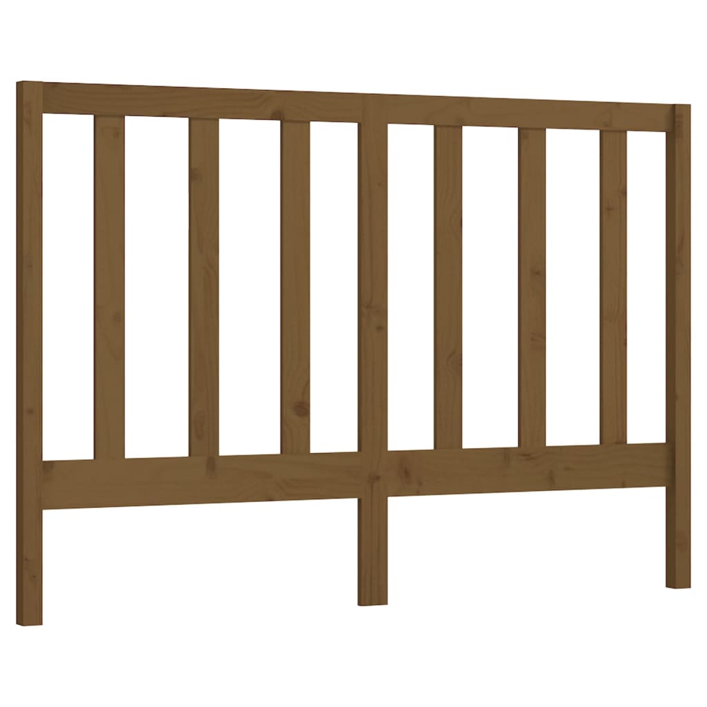 Uzglavlje za krevet boja meda 156 x 4 x 100 cm masivna borovina