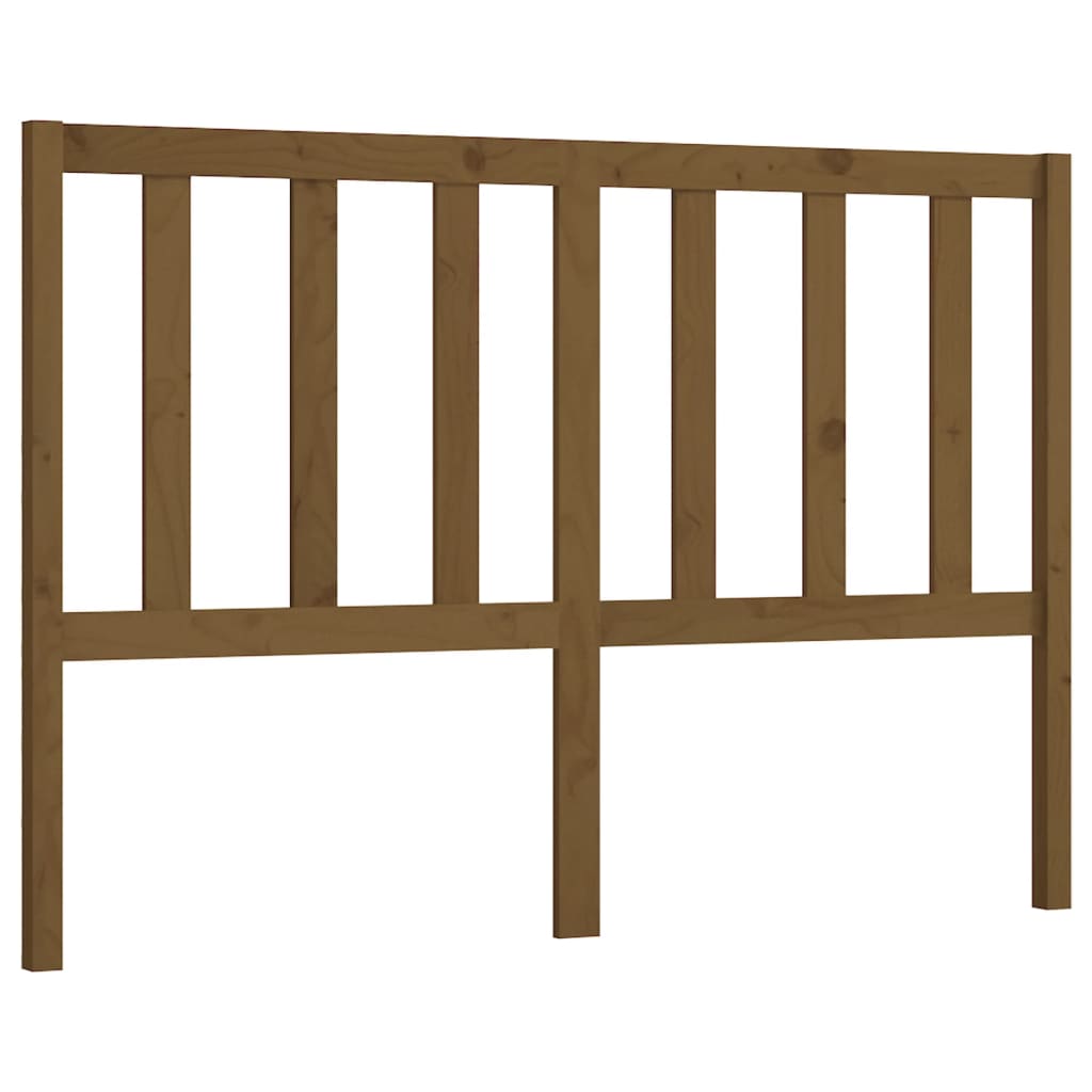 Uzglavlje za krevet boja meda 166 x 4 x 100 cm masivna borovina