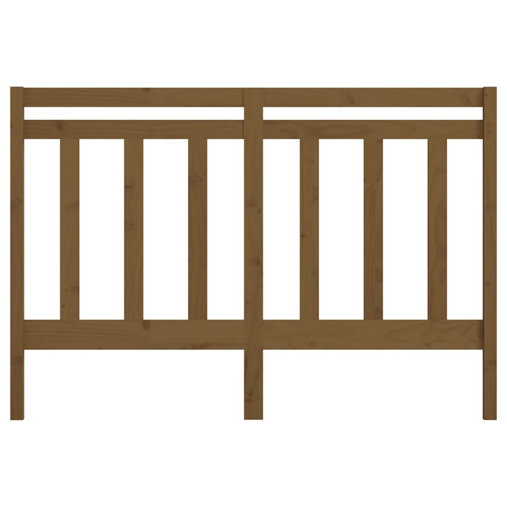 Uzglavlje za krevet boja meda 166 x 4 x 100 cm masivna borovina