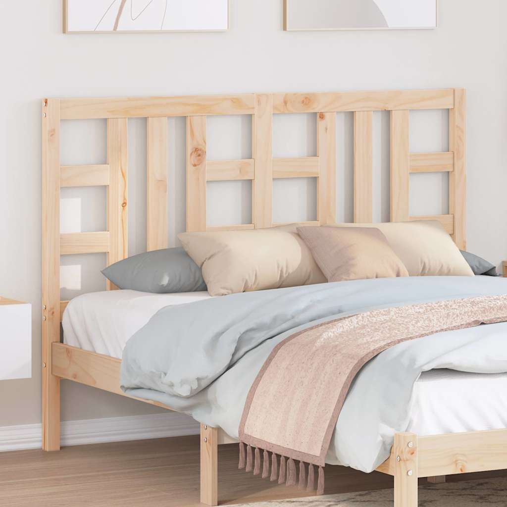 Uzglavlje za krevet 141 x 4 x 100 cm od masivne borovine