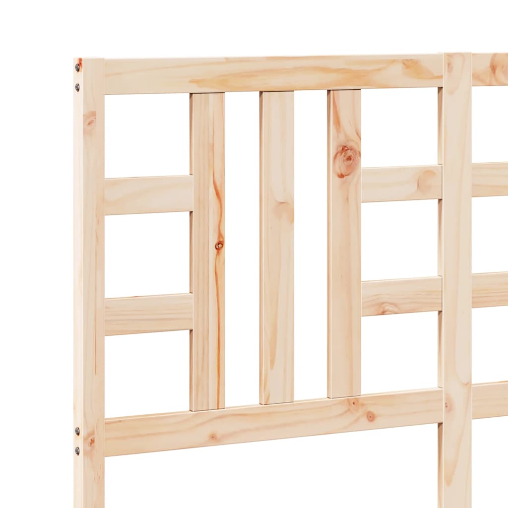 Uzglavlje za krevet 141 x 4 x 100 cm od masivne borovine