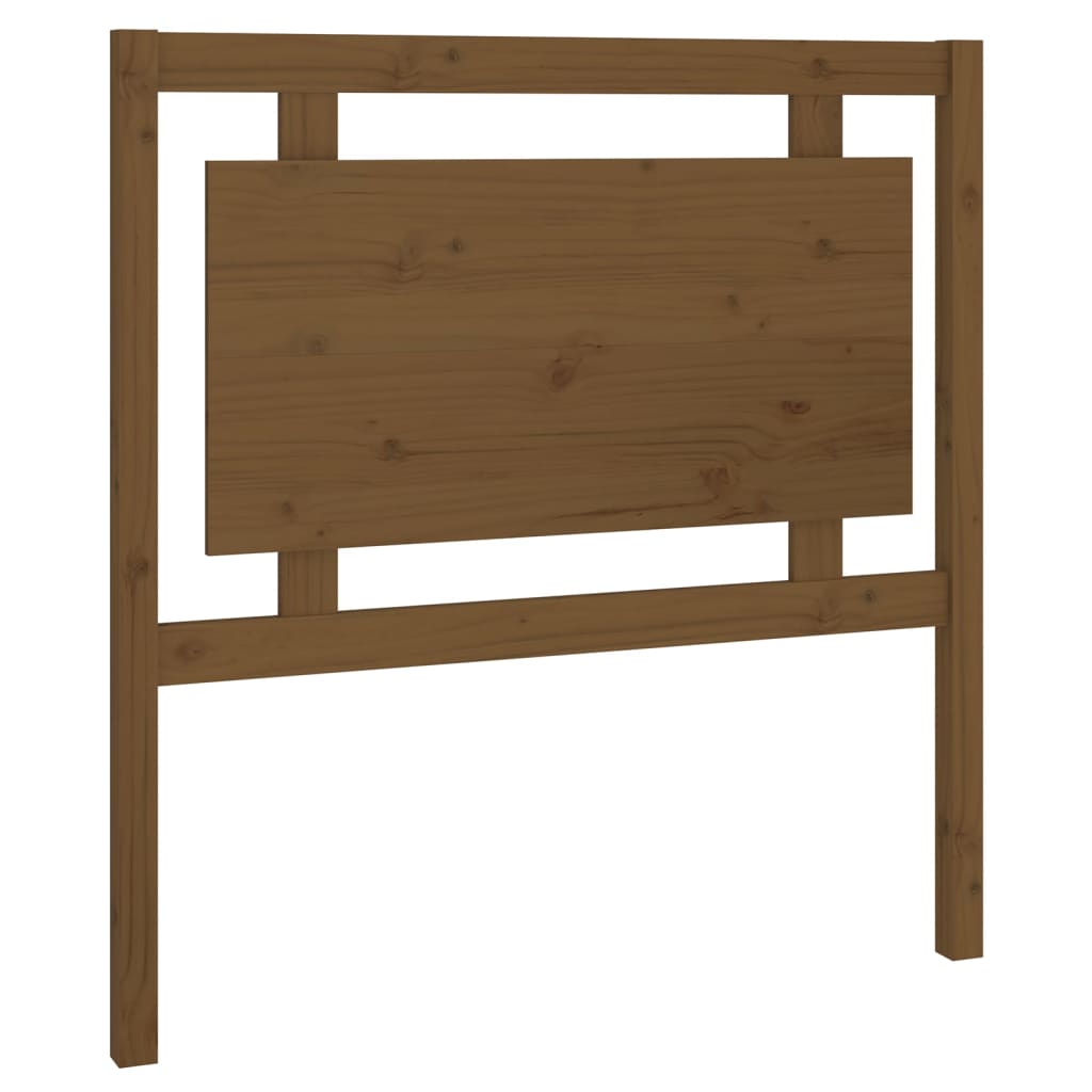 Uzglavlje za krevet boja meda 95,5x4x100 cm od masivne borovine
