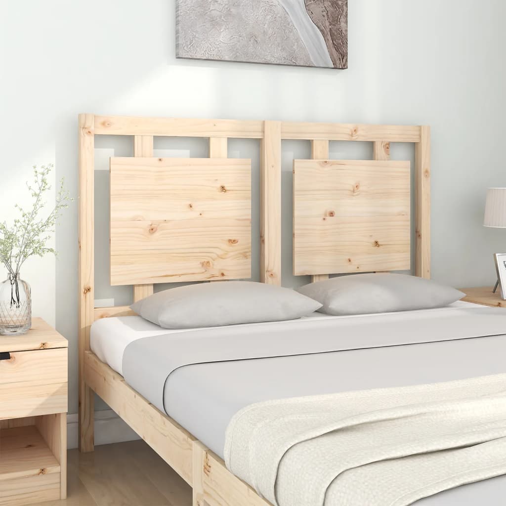 Uzglavlje za krevet 125,5 x 4 x 100 cm od masivne borovine