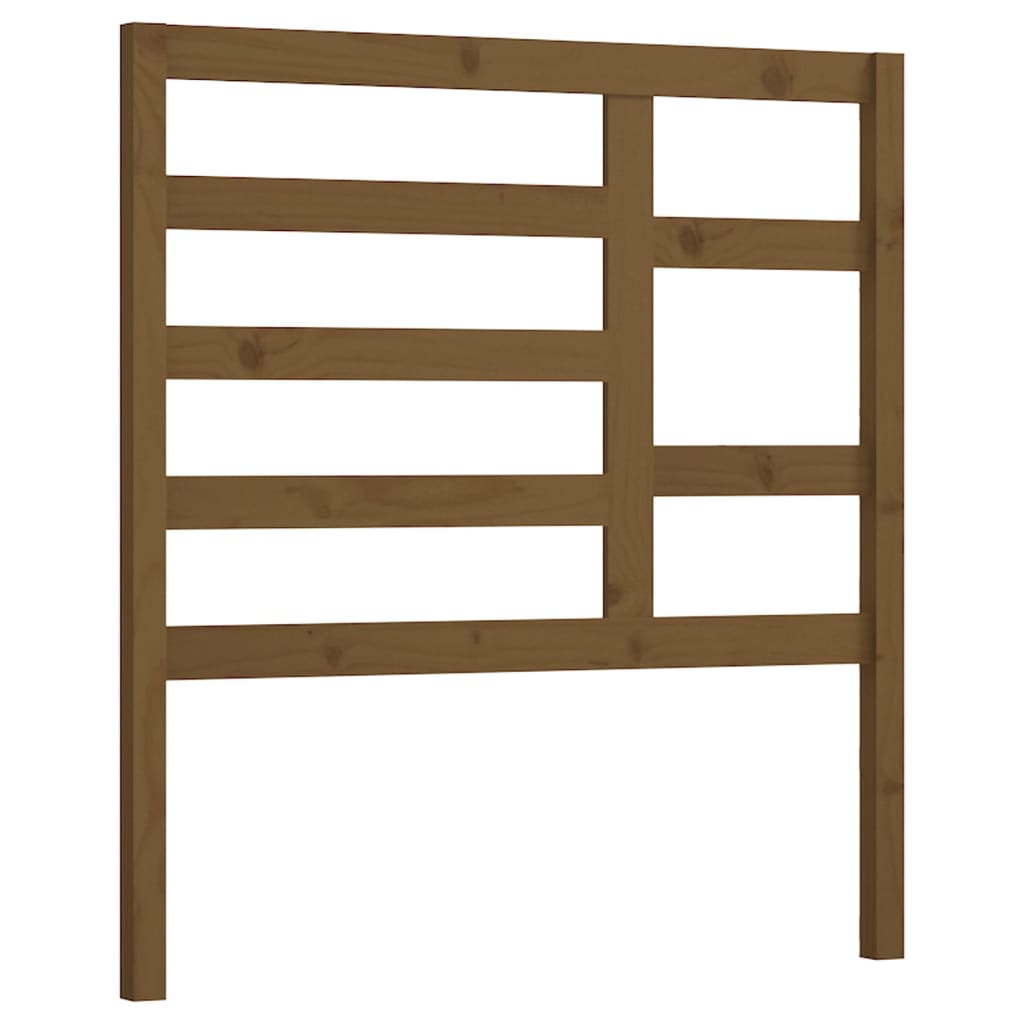 Uzglavlje za krevet boja meda 81 x 4 x 104 cm masivna borovina