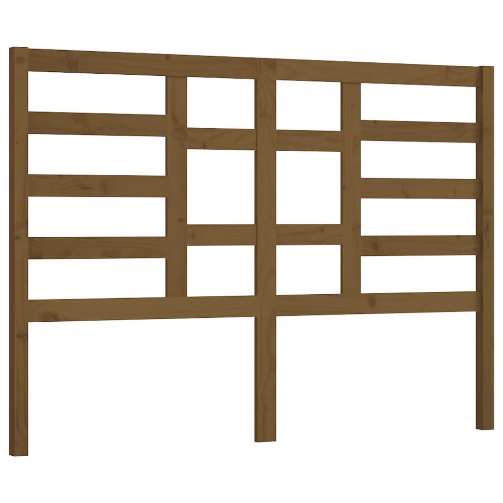 Uzglavlje za krevet boja meda 156 x 4 x 104 cm masivna borovina