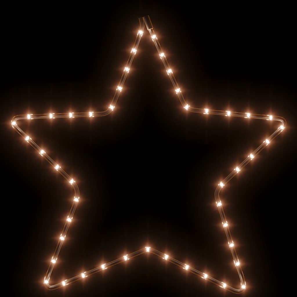 Figura božićne zvijezde s 48 LED žarulja topla bijela 56 cm