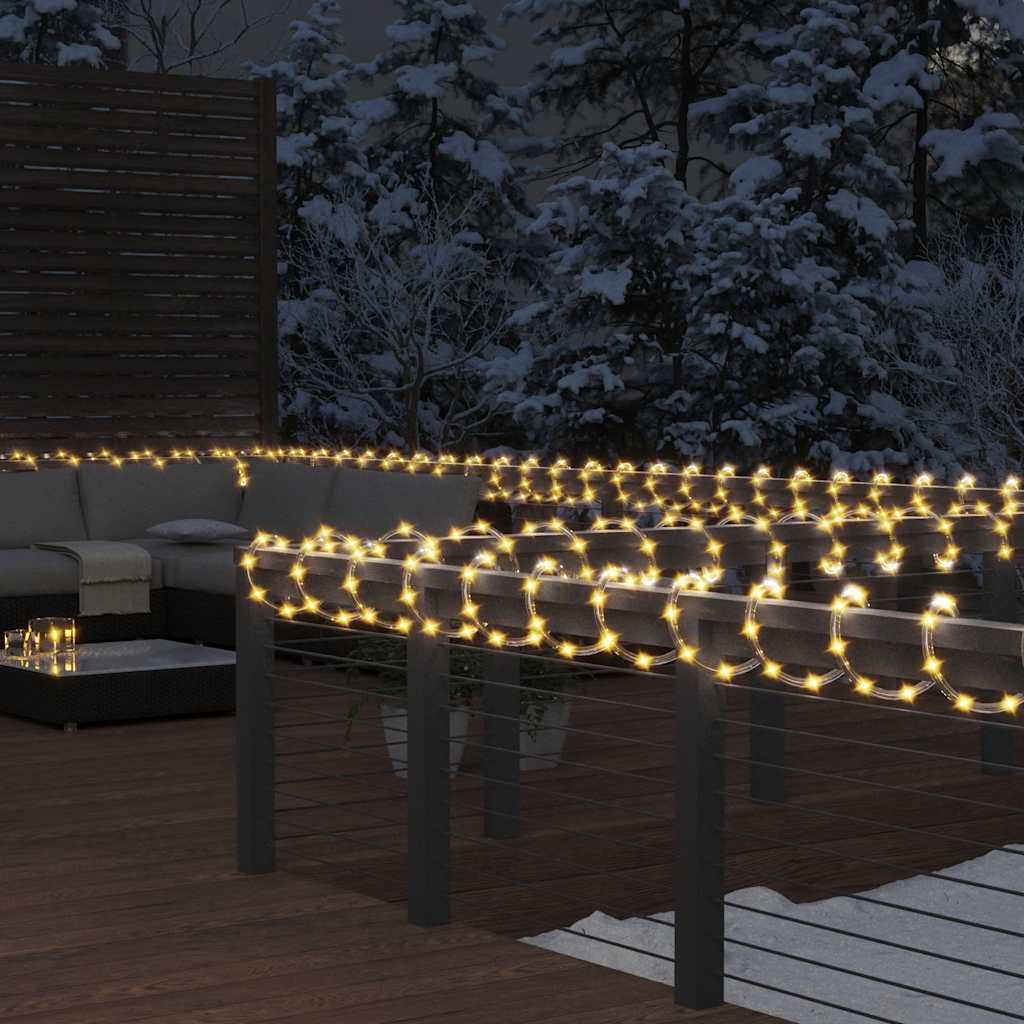 Svjetlosna traka sa 1200 LED žarulja topla bijela 50 m PVC