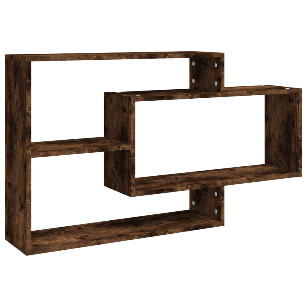Zidna polica boja hrasta 104 x 20 x 58,5 cm konstruirano drvo