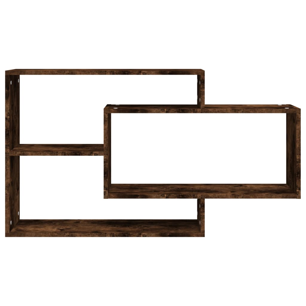 Zidna polica boja hrasta 104 x 20 x 58,5 cm konstruirano drvo