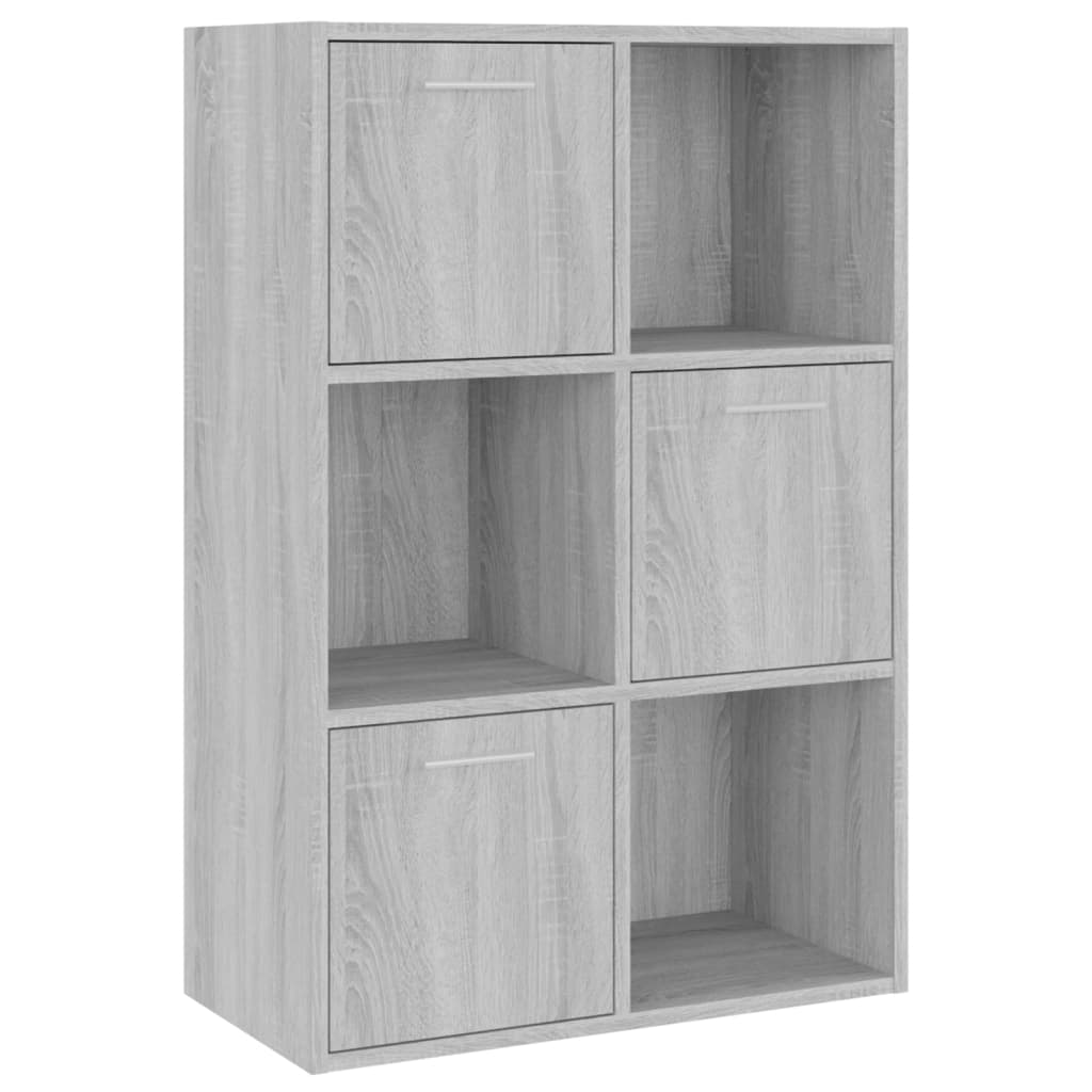 Ormarić za pohranu boja sivog hrasta sonome 60 x 29,5 x 90 cm