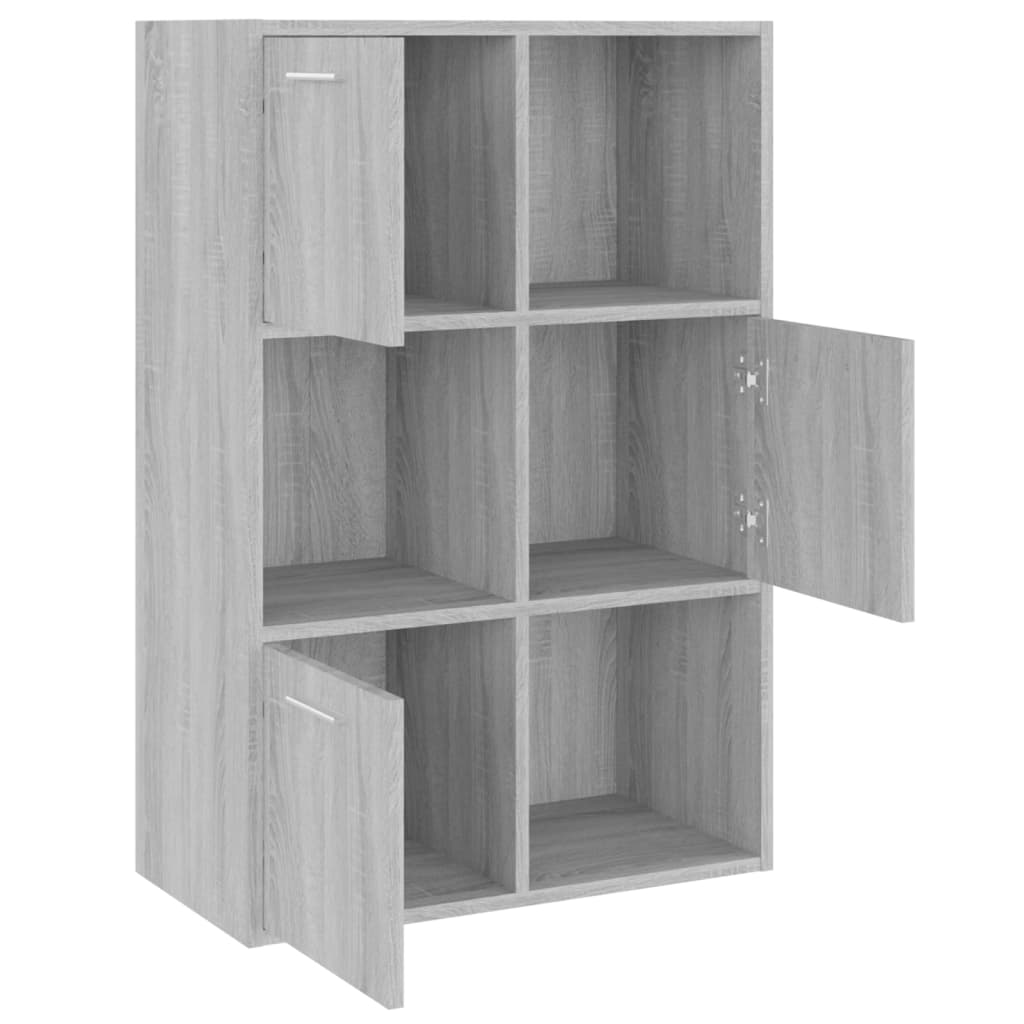 Ormarić za pohranu boja sivog hrasta sonome 60 x 29,5 x 90 cm