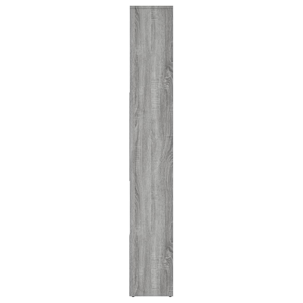 Ormarić za knjige sivi hrast 67 x 24 x 161 cm konstruirano drvo