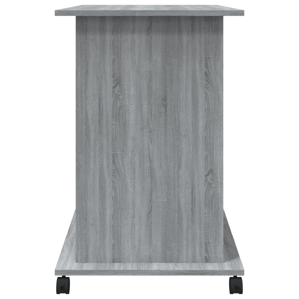 Stol za računalo boja hrasta 80 x 50 x 75 cm konstruirano drvo