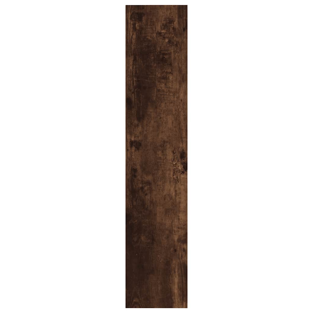 Zidna polica boja hrasta 90 x 16 x 78 cm konstruirano drvo