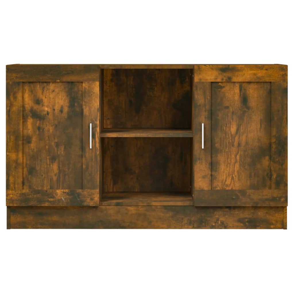 Komoda boja dimljenog hrasta 120x30,5x70 cm konstruirano drvo