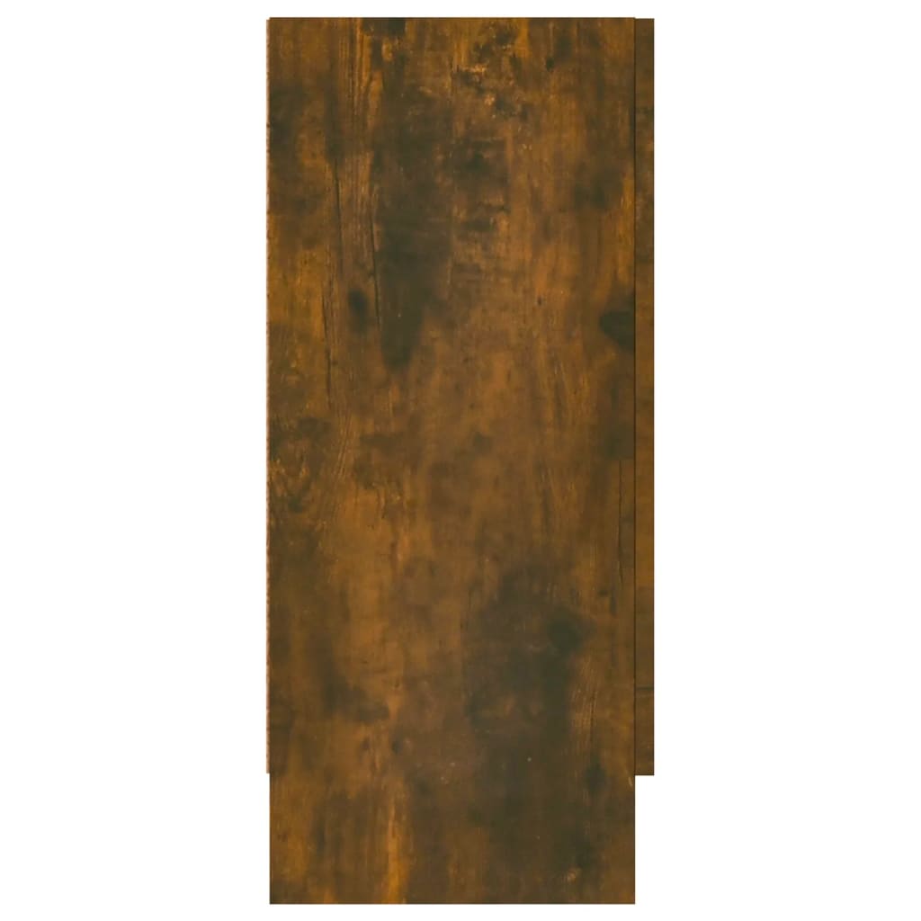 Komoda boja dimljenog hrasta 120x30,5x70 cm konstruirano drvo