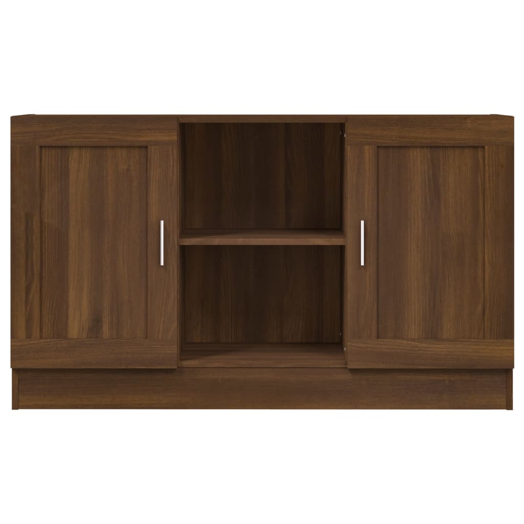 Komoda boja smeđeg hrasta 120 x 30,5 x 70 cm konstruirano drvo