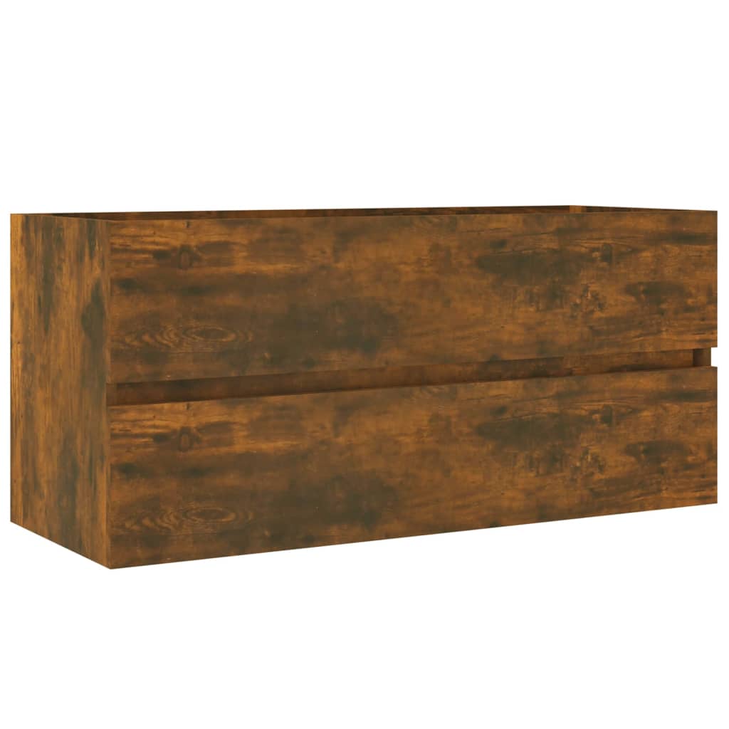 Ormarić za umivaonik boja dimljenog hrasta 100x38,5x45cm drveni