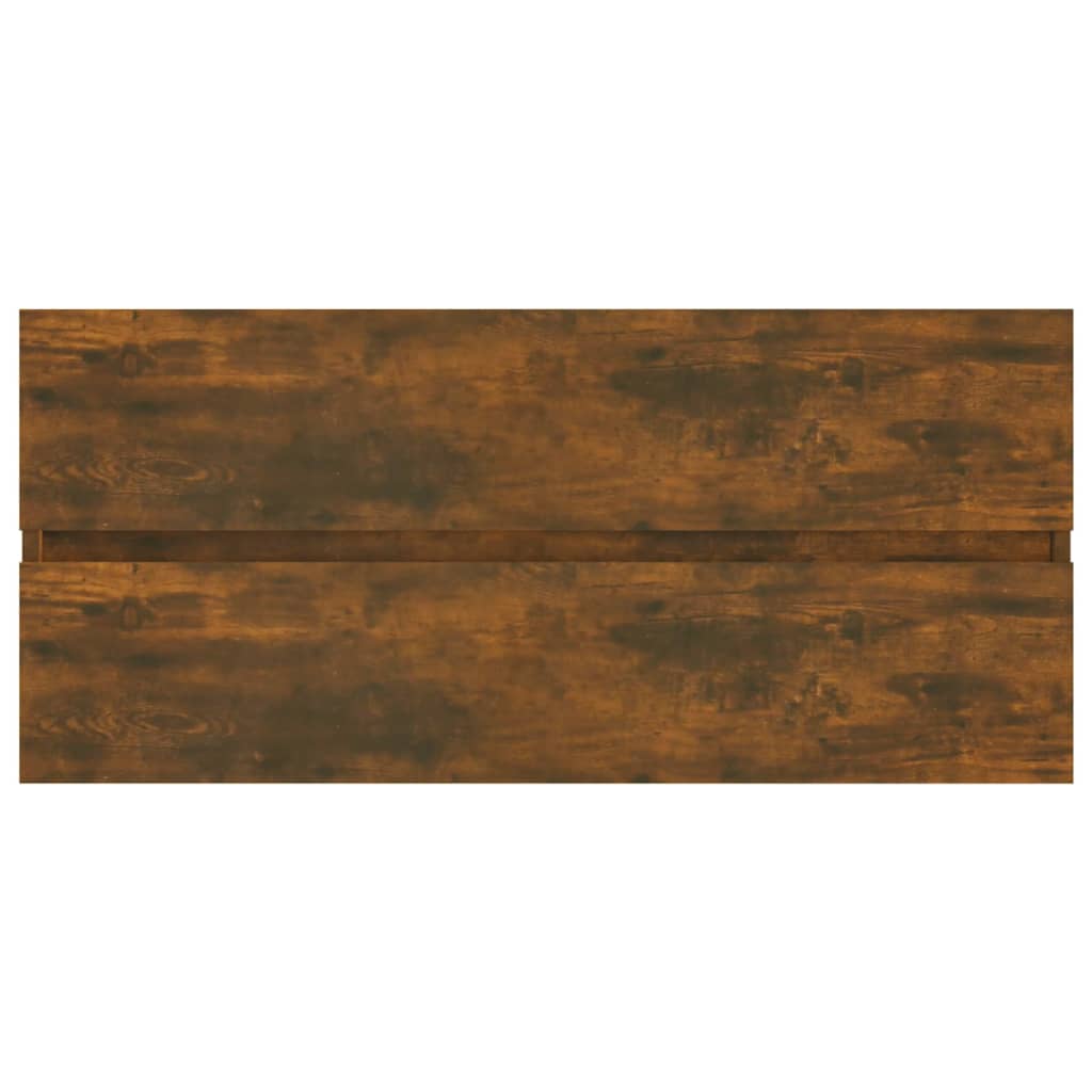 Ormarić za umivaonik boja dimljenog hrasta 100x38,5x45cm drveni