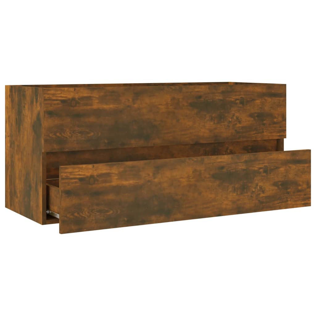 Ormarić za umivaonik boja dimljenog hrasta 100x38,5x45cm drveni