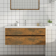 Ormarić za umivaonik boja dimljenog hrasta 100x38,5x45cm drveni
