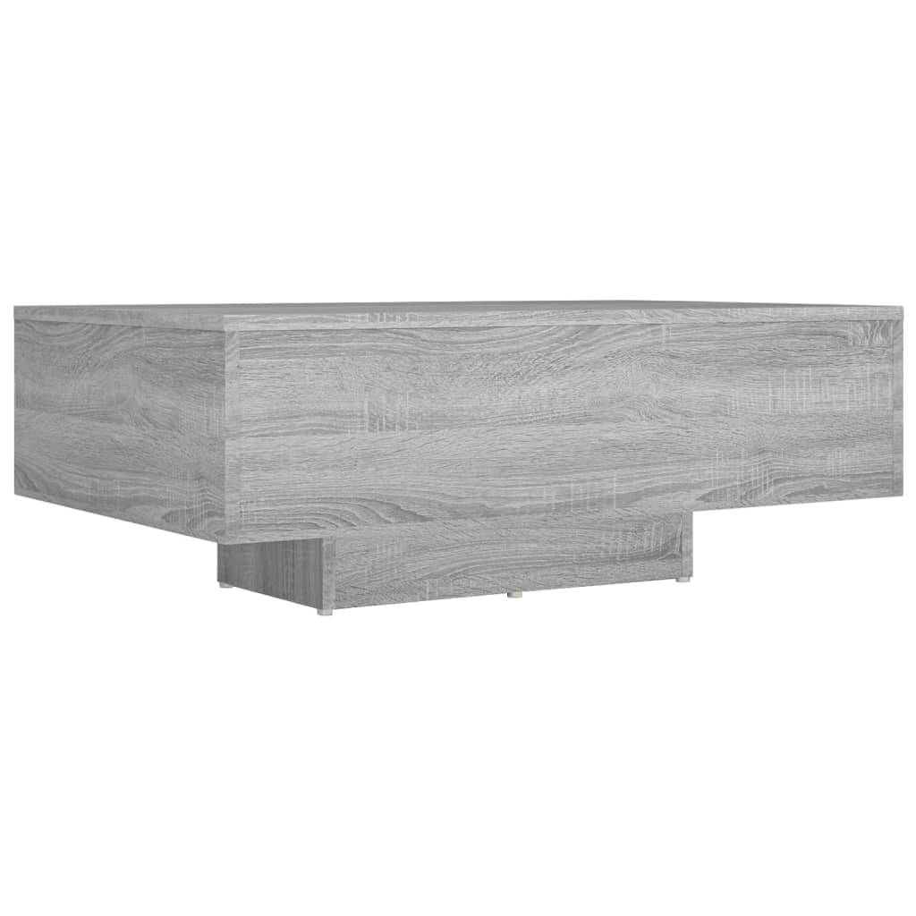 Stolić za kavu siva boja hrasta sonome 85 x 55 x 31 cm drveni