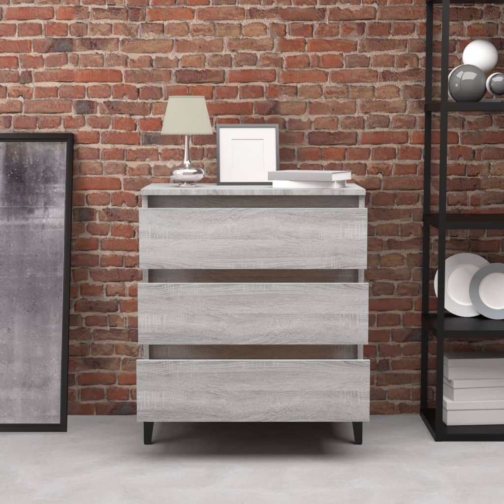 Komoda boja hrasta sonome 60 x 35 x 69 cm konstruirano drvo