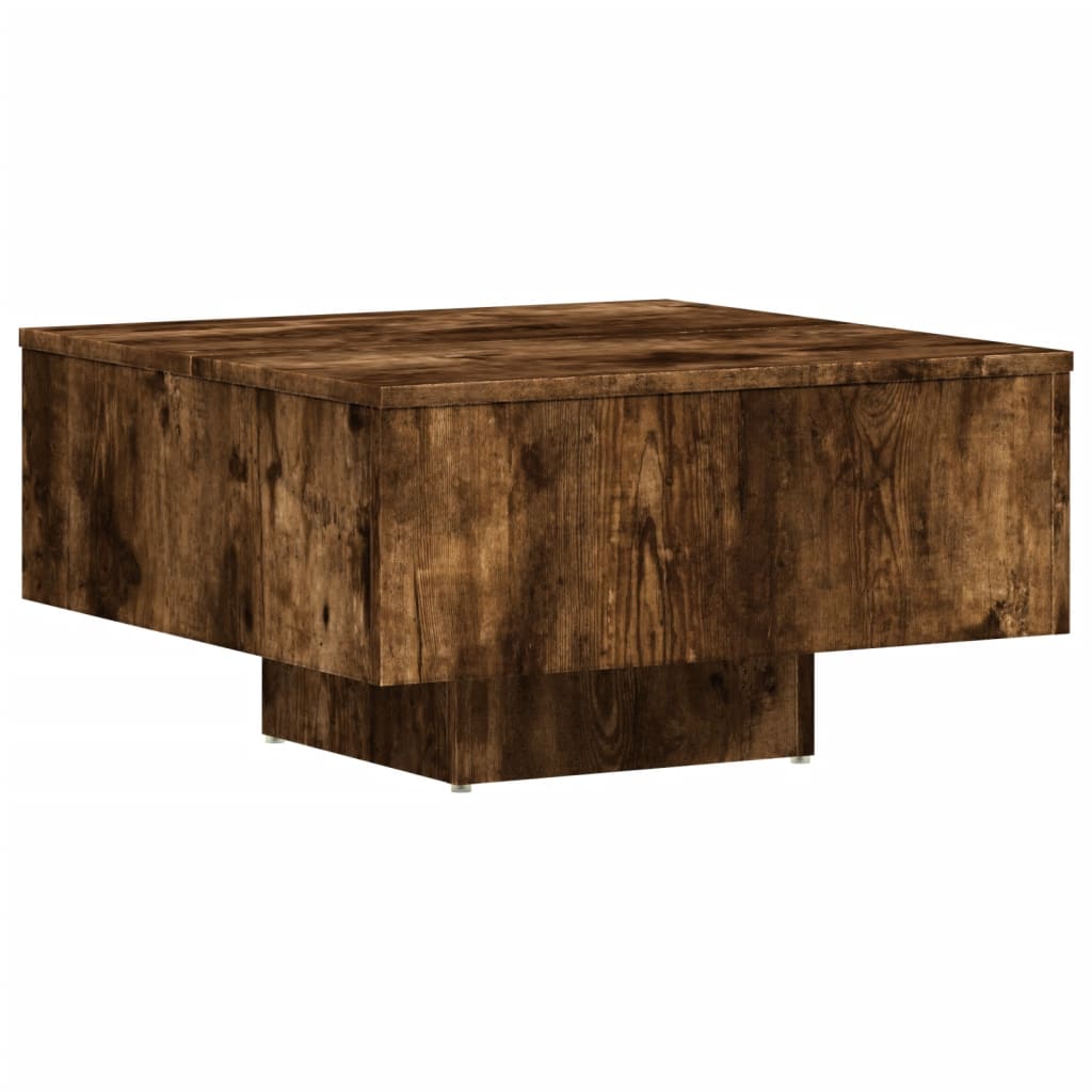 Stolić za kavu boja hrasta 60 x 60 x 31,5 cm konstruirano drvo