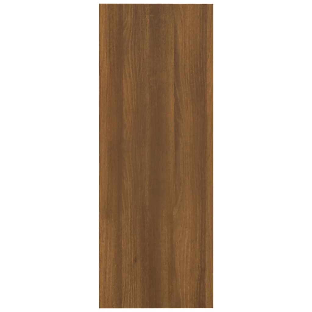 Konzolni stol smeđa boja hrasta 105x30x80 cm konstruirano drvo