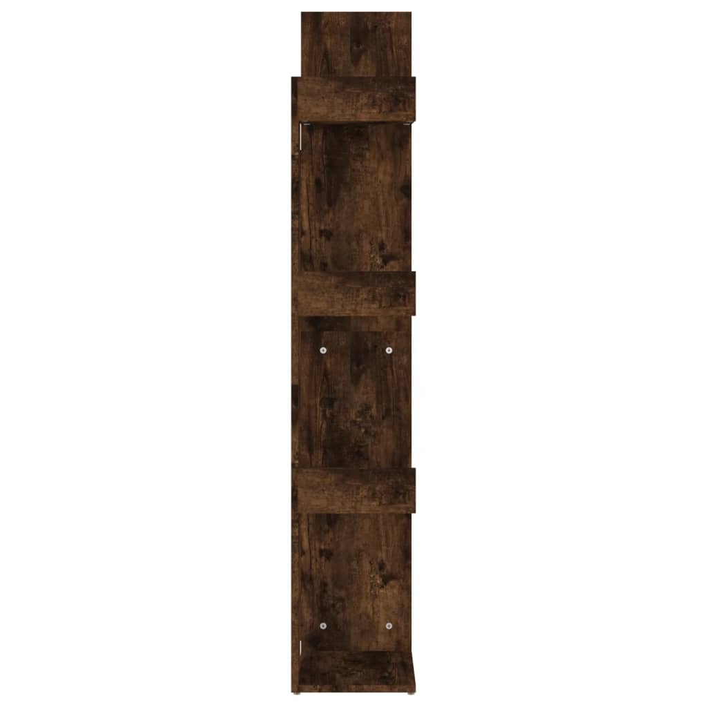 Ormarić za knjige boja dimljenog hrasta 48x25,5x140 cm drveni