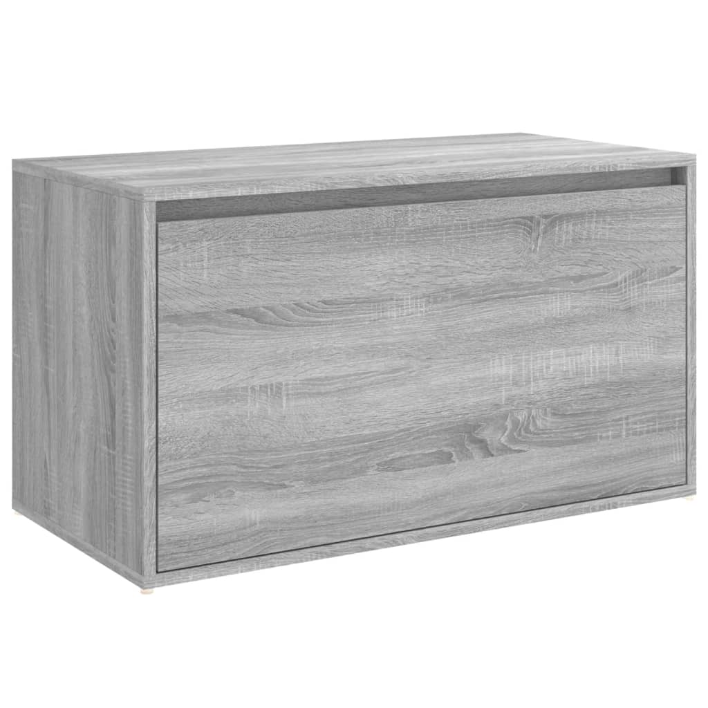 Klupa za hodnik sivi hrast 80 x 40 x 45 cm konstruirano drvo