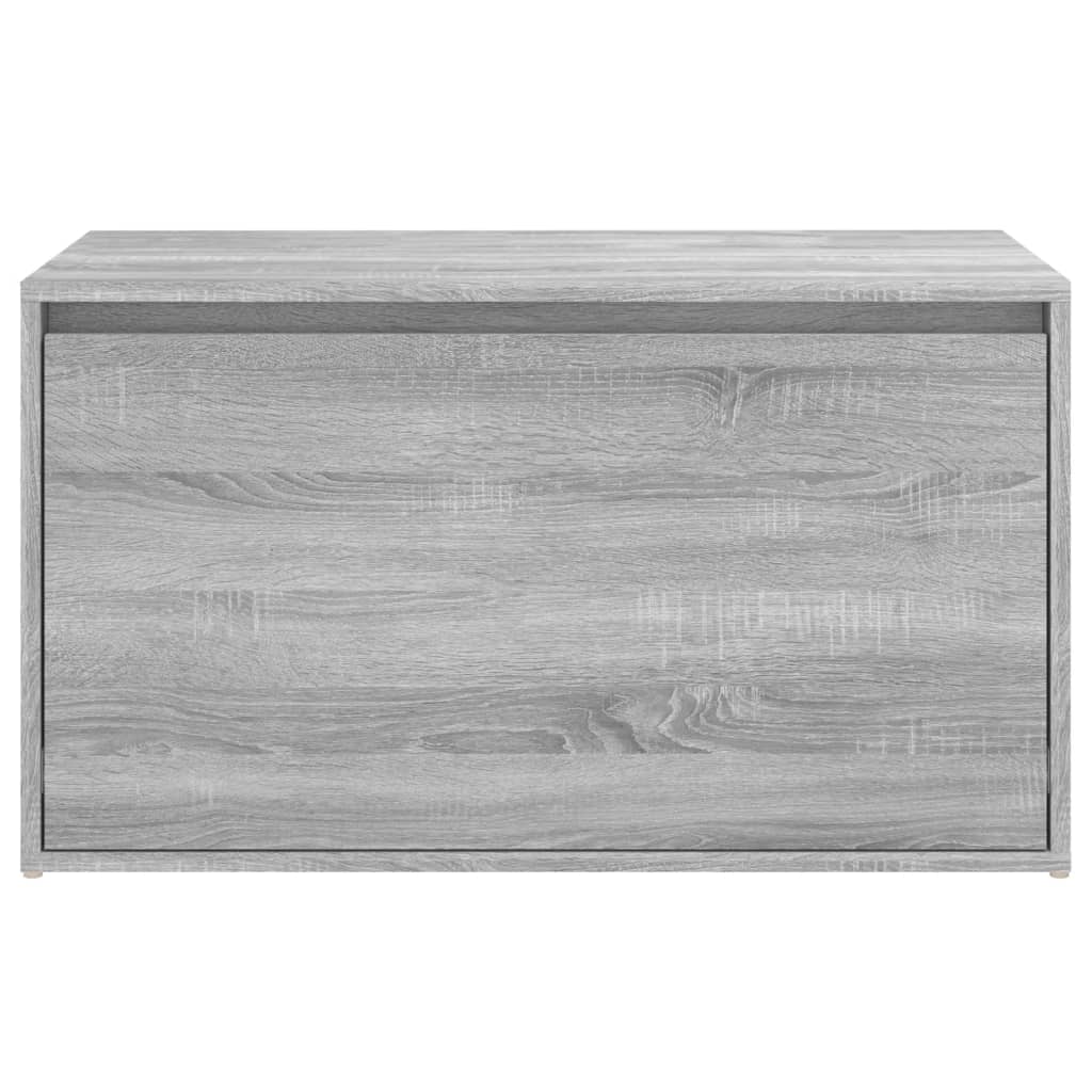 Klupa za hodnik sivi hrast 80 x 40 x 45 cm konstruirano drvo