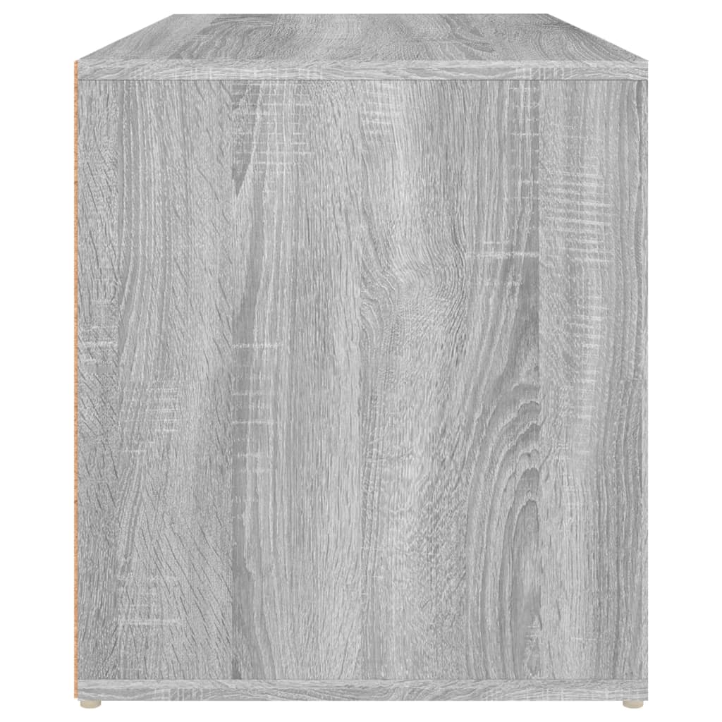 Klupa za hodnik sivi hrast 80 x 40 x 45 cm konstruirano drvo