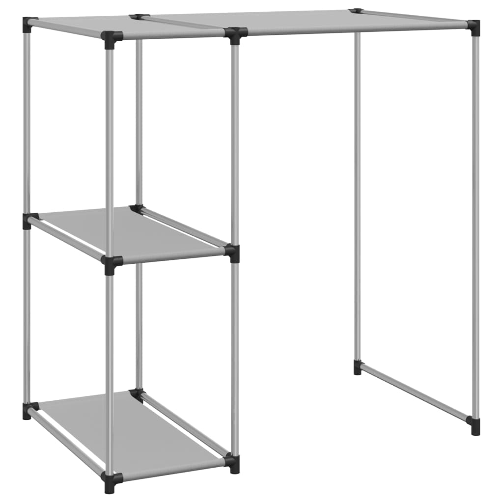 Stalak za pohranu iznad perilice sivi 87x55x90,5 cm željezni