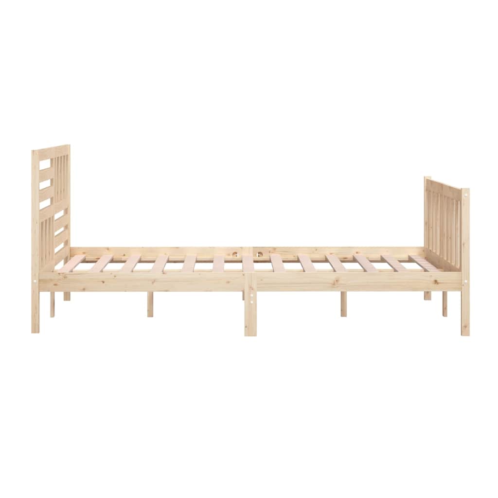 Okvir za krevet od masivnog drva 140 x 200 cm