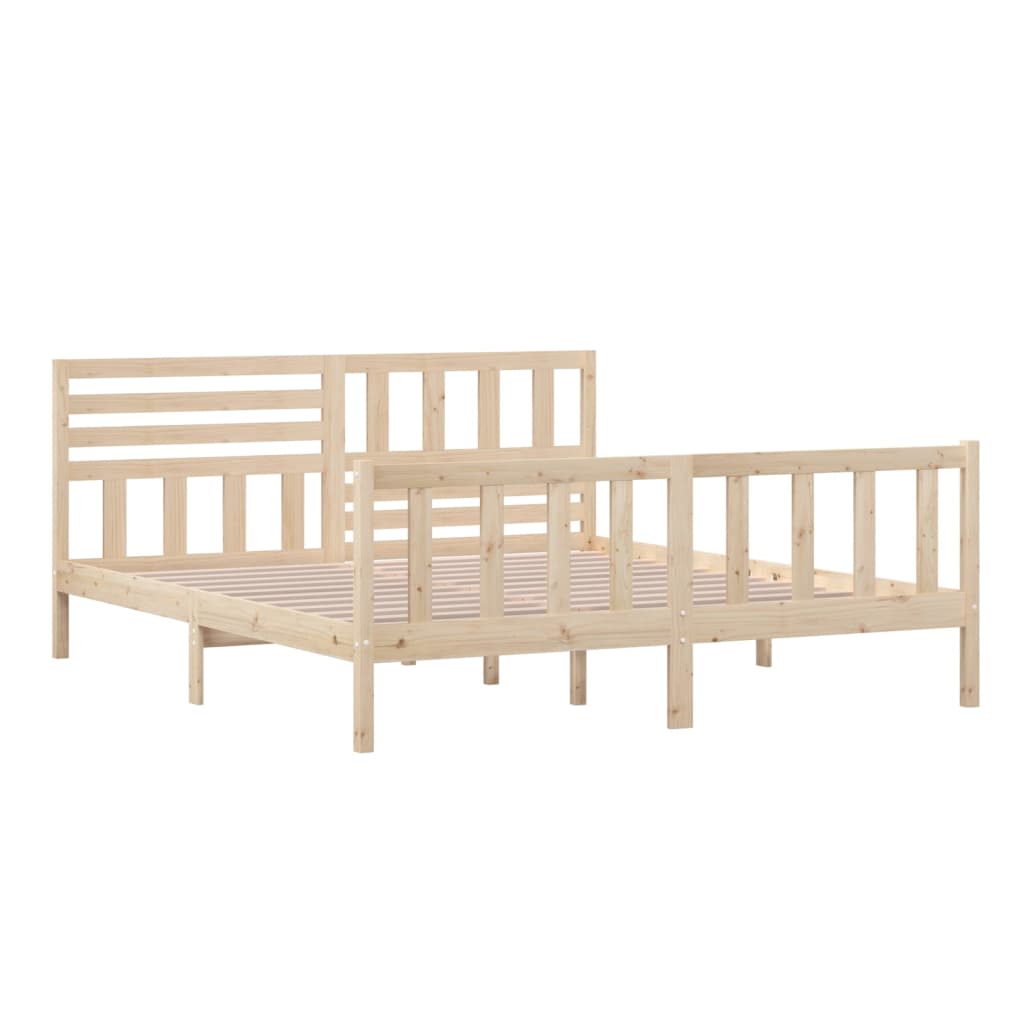 Okvir za krevet od masivnog drva 180x200 cm veliki bračni